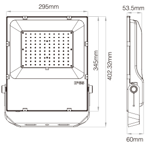 Dimensiones Proyector LED